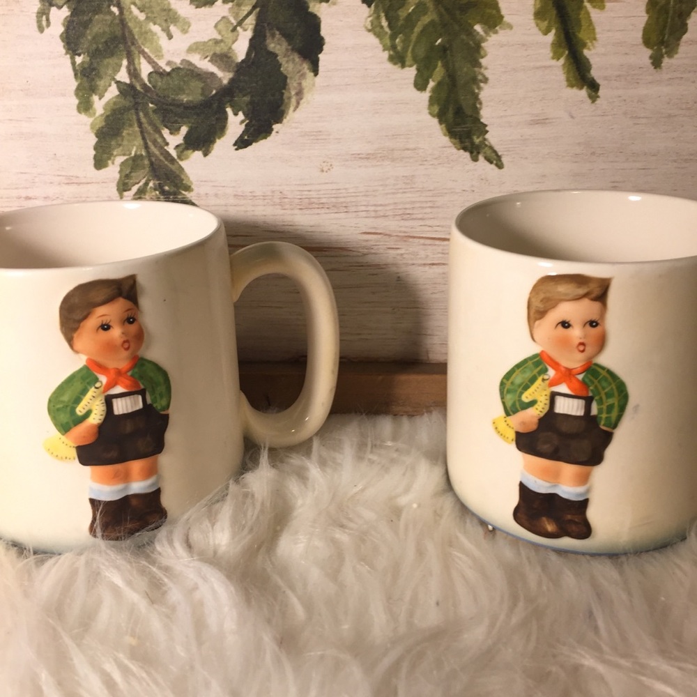 Schmid Hark the Herald Vintage Hummel 1984 Mugs